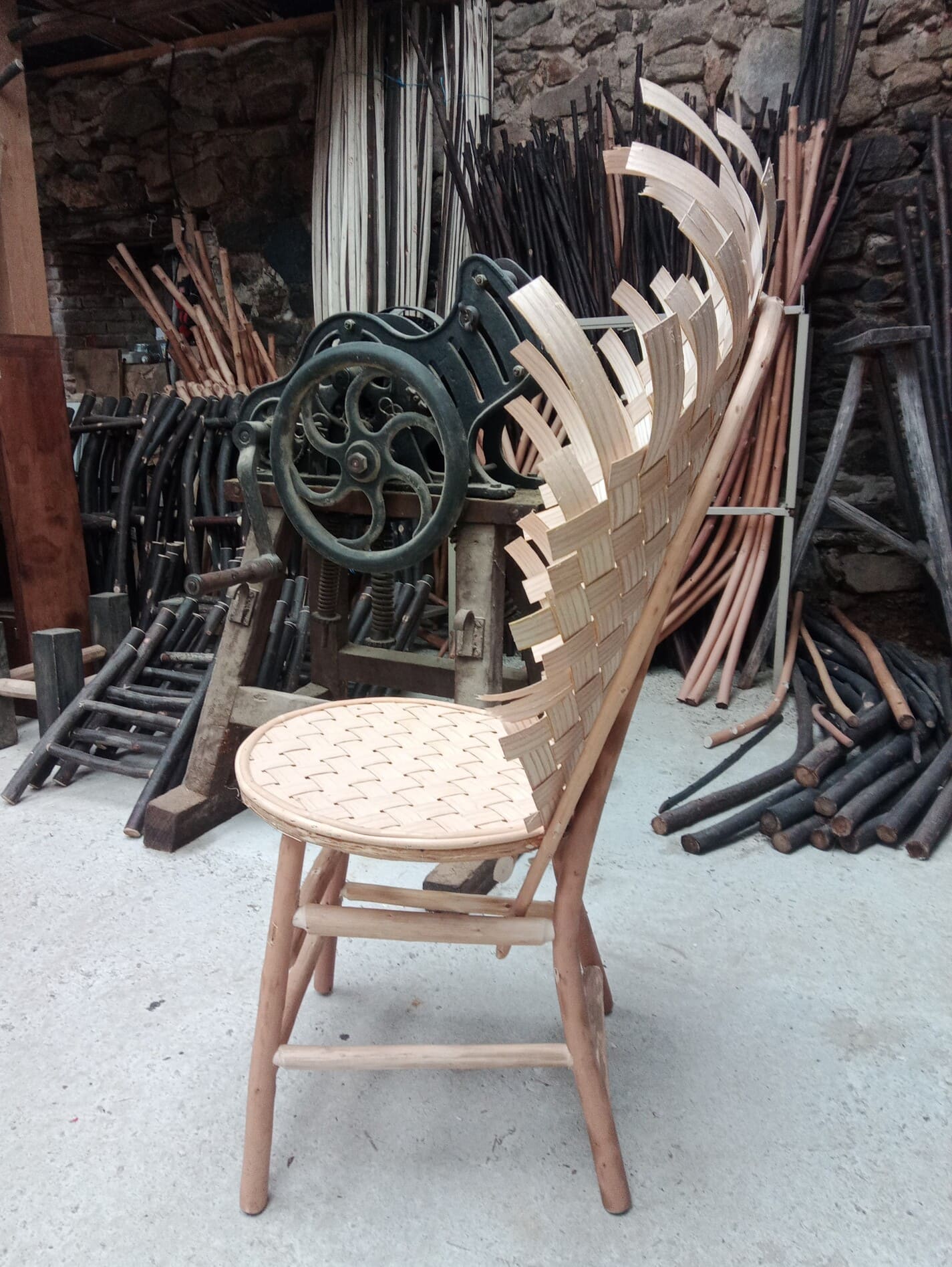 chaise éclisses libres